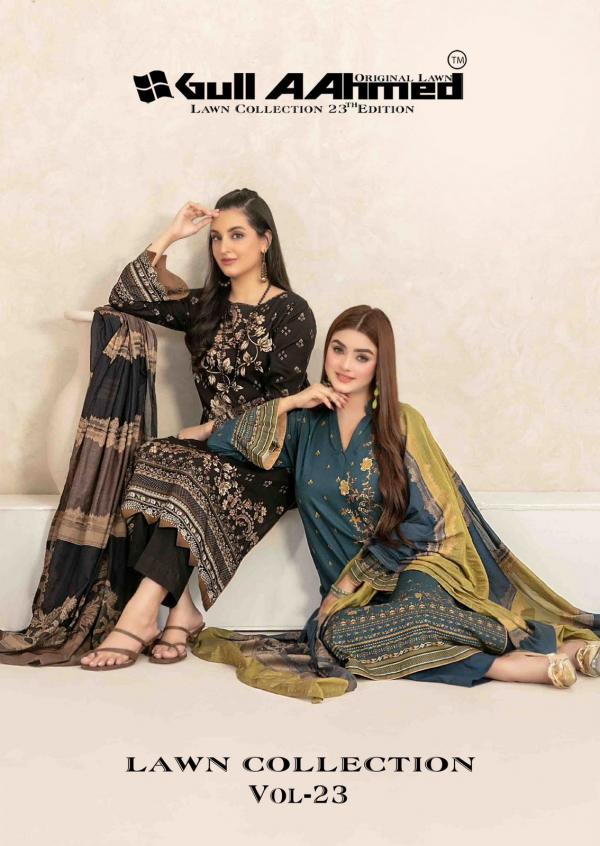 Gull Aahmed Lawn Vol-23 – Karachi Dress Material